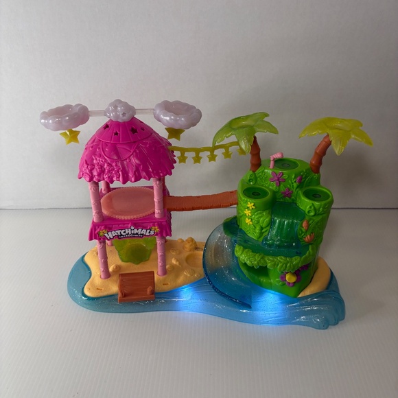 Hatchimals CollEGGtibles Tropical Party Play Set WORKS